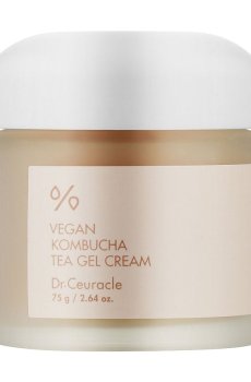 Крем-гель для лица Dr.Ceuracle Vegan Kombucha Tea Gel Cream с экстрактом комбучи, 75 г
