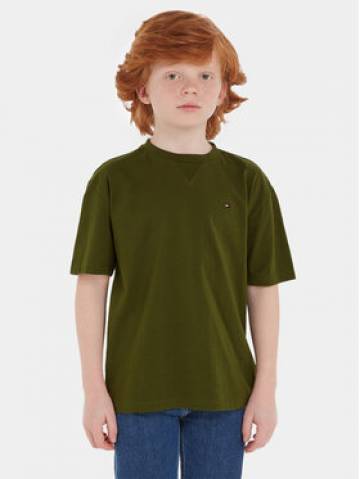 Tommy Hilfiger Футболка Essential KB0KB08575 S Зелений Regular Fit Tommy Hilfiger Футболка Essential KB0KB08575 S Зелений Regular Fit