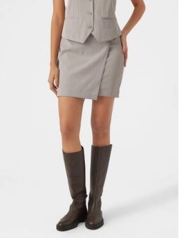 Vero Moda Cпідниця-міні Wendy 10301457 Сірий Slim Fit Vero Moda Cпідниця-міні Wendy 10301457 Сірий Slim Fit