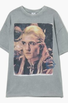 Cropp - Футболка з принтом Legolas The Lord of the Rings - light grey