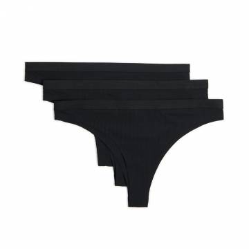 Cropp - 3-х пакетні труси - чорний Cropp - 3-х пакетні труси - чорний