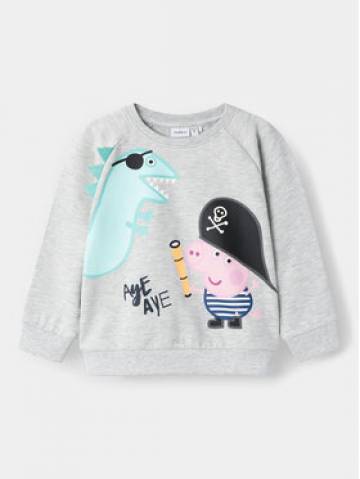NAME IT Світшот PEPPA PIG 13227655 Сірий Regular Fit NAME IT Світшот PEPPA PIG 13227655 Сірий Regular Fit