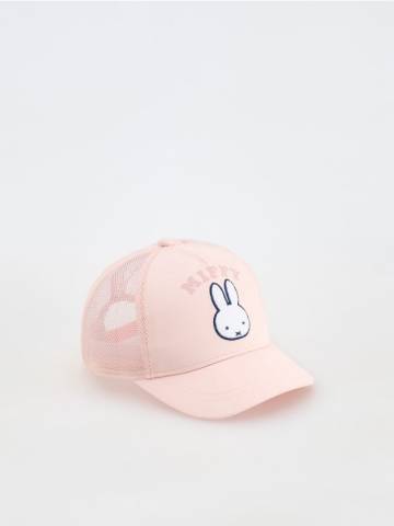 Reserved - BABIES` PEAKED CAP - пастельний рожевий - 065EH-03X Reserved - BABIES` PEAKED CAP - пастельний рожевий - 065EH-03X