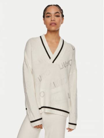 Liu Jo Светр TF4169 MS55L C3447 Білий Regular Fit Liu Jo Светр TF4169 MS55L C3447 Білий Regular Fit