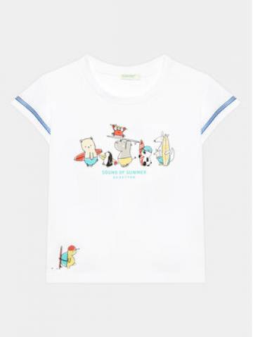 United Colors Of Benetton Футболка 3I1XA102Z Білий Regular Fit United Colors Of Benetton Футболка 3I1XA102Z Білий Regular Fit
