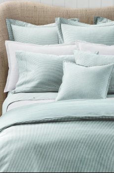 Хлопковый пододеяльник Ralph Lauren OXFORD Evergreen 240 x 220 cm