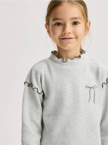 Reserved - Блузка з додаванням віскози - світло-сірий - 514EG-09M