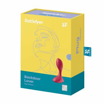 Анальная пробка Satisfyer Backdoor Lover Plug Vibrator с вибрацией, красный, 1 шт Анальная пробка Satisfyer Backdoor Lover Plug Vibrator с вибрацией, красный, 1 шт