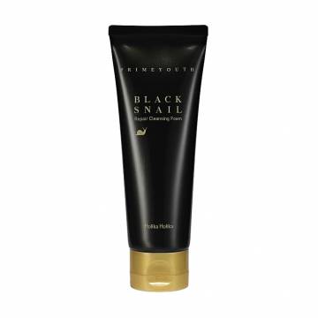 Восстанавливающая пенка для лица Holika Holika Prime Youth Black Snail Repair Cleansing Foam с муцином черной улитки, 100 мл Восстанавливающая пенка для лица Holika Holika Prime Youth Black Snail Repair Cleansing Foam с муцином черной улитки, 100 мл