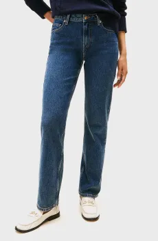 Женские темно-синие джинсы DNM DEE CLASSIC STRAIGHT RW Синий 24-32 Tommy Hilfiger WW0WW45672