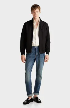 Мужская черная куртка HARRINGTON JACKET Черный S Tommy Hilfiger MW0MW37647