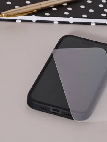 Загартоване скло для телефону iPhone 13/14 - білий Загартоване скло для телефону iPhone 13/14 - білий