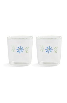 Набор стаканов &k amsterdam flora blue 300 ml 2 шт