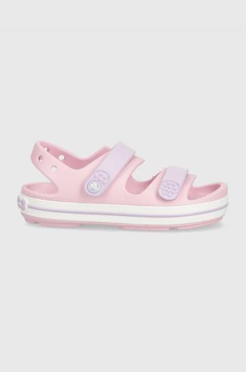 Детские сандалии Crocs CROCBAND CRUISER цвет розовый Детские сандалии Crocs CROCBAND CRUISER цвет розовый