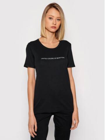 United Colors Of Benetton Футболка 3GA2E16A2 Чорний Regular Fit United Colors Of Benetton Футболка 3GA2E16A2 Чорний Regular Fit