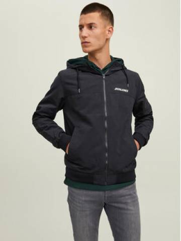 Jack&Jones Демісезонна куртка 12200208 Чорний Regular Fit Jack&Jones Демісезонна куртка 12200208 Чорний Regular Fit