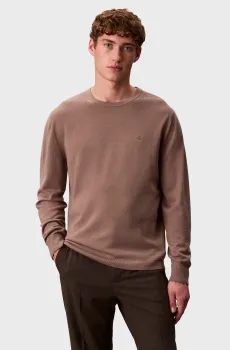 Мужской бежевый шерстяной джемпер MERINO Бежевый XL Calvin Klein LV04LB305G