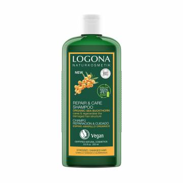 Биошампунь-реконструктор волос Logona Repair & Care Shampoo Облепиха, 250 мл Биошампунь-реконструктор волос Logona Repair & Care Shampoo Облепиха, 250 мл
