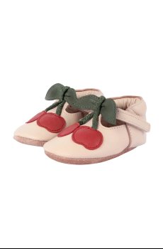 Кожаные кроссовки для младенцев Donsje Nanoe Shoes Cherry