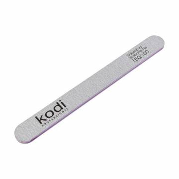 Пилка для ногтей Kodi Professional 102, 150/150 грит, прямая, серая, 178*19*4 мм Пилка для ногтей Kodi Professional 102, 150/150 грит, прямая, серая, 178*19*4 мм