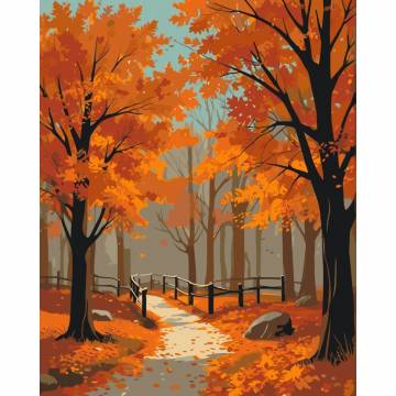 Картина за номерами Art Craft Осінній ліс 40 х 50 см (11055-AC) Картина за номерами Art Craft Осінній ліс 40 х 50 см (11055-AC)