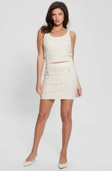 Женская белая юбка Белый XS Guess W4YD58.Z37L1;G012