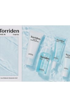 Набор для лица Torriden Dive In (крем, 20 мл + пенка, 30 мл + тонер, 50 мл + сыворотка, 20 мл)