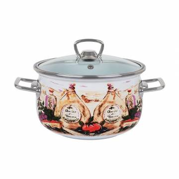 Кастрюля Idea Home 2239 Olive Olio с крышкой, 24 см, 6.5 л (6832918)