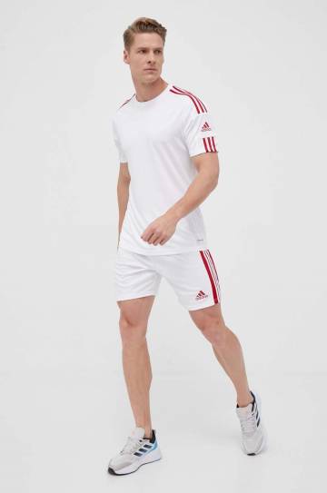 Тренировочные шорты adidas Performance Squadra 21 цвет белый Тренировочные шорты adidas Performance Squadra 21 цвет белый
