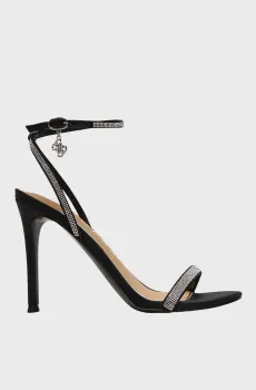 Женские черные босоножки Черный 37 Guess FLJCHR.SAT03;BLACK