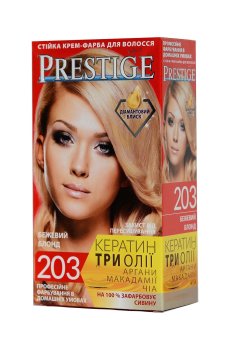 Стойкая крем-краска для волос Vips Prestige 203 Бежевый блонд, 100 мл