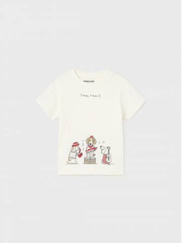 Mayoral Футболка 1017 Білий Regular Fit Mayoral Футболка 1017 Білий Regular Fit