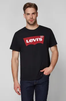 Мужская черная футболка Черный S Levi’s® 17783;0137