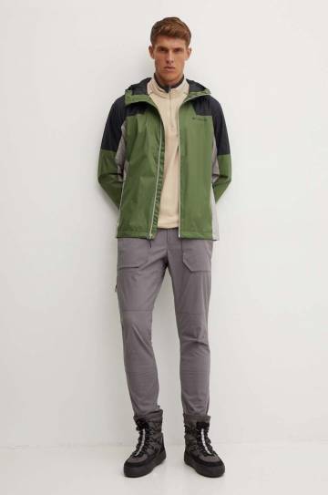 Куртка outdoor Columbia Inner Limits III цвет зелёный 2071215 Куртка outdoor Columbia Inner Limits III цвет зелёный 2071215