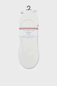 Женские белые следы (2 пары) Белый 39-42 Tommy Hilfiger 343025001