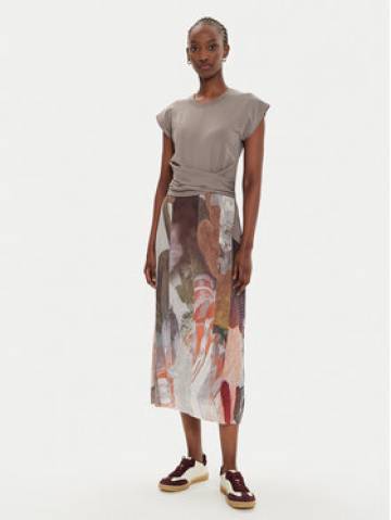 Desigual Повсякденна сукня Lola 24WWVK76 Бежевий Regular Fit Desigual Повсякденна сукня Lola 24WWVK76 Бежевий Regular Fit