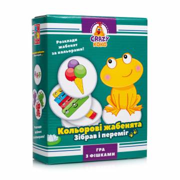 Настольная развлекательная игра Vladi Toys Crazy Koko Цветные лягушонки, 55 деталей, от 5 лет (VT8025-06) Настольная развлекательная игра Vladi Toys Crazy Koko Цветные лягушонки, 55 деталей, от 5 лет (VT8025-06)
