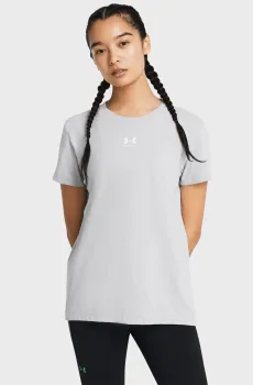 Женская серая футболка Campus Core Серый XS Under Armour 1383648-012