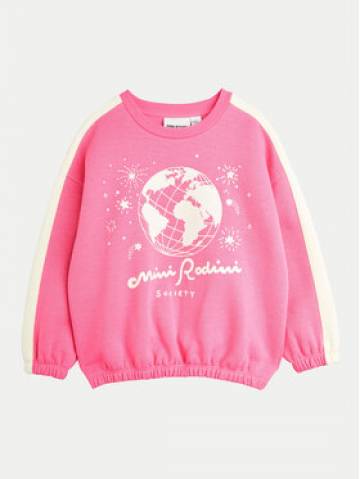 Mini Rodini Світшот Society 2472011928 Рожевий Regular Fit Mini Rodini Світшот Society 2472011928 Рожевий Regular Fit
