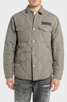 Мужская бежевая куртка Бежевый S Replay M8491 .000.85342