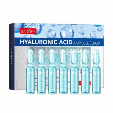 Ампульная сыворотка для лица Sadoer Hyaluronic Acid Ampoule Serum с гиалуроновой кислотой, 7*2 мл Ампульная сыворотка для лица Sadoer Hyaluronic Acid Ampoule Serum с гиалуроновой кислотой, 7*2 мл