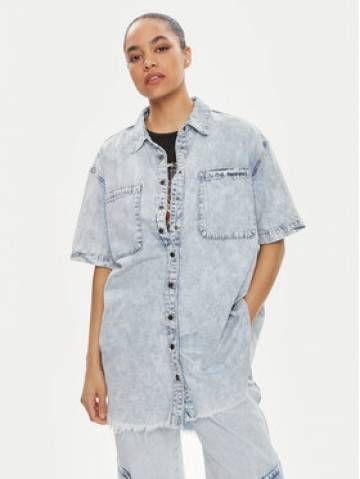 One Teaspoon Джинсова сукня Paris 26300 Голубий Relaxed Fit One Teaspoon Джинсова сукня Paris 26300 Голубий Relaxed Fit