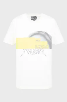 Мужская белая футболка MAGLIETTA Белый L Diesel A21321 RKNBE