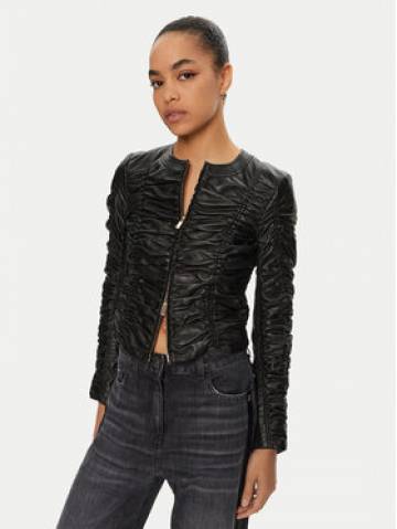 PINKO Шкіряна куртка Giasone 102993 A1KC Чорний Regular Fit PINKO Шкіряна куртка Giasone 102993 A1KC Чорний Regular Fit