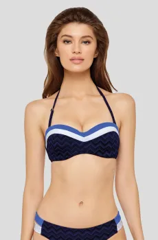 Женский темно-синий лиф от купальника Синий 42D MARC&ANDRE L2030-Y-992