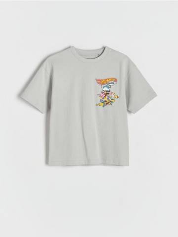 Reserved - BOYS` T-SHIRT - світло-сірий - 111CJ-09X Reserved - BOYS` T-SHIRT - світло-сірий - 111CJ-09X