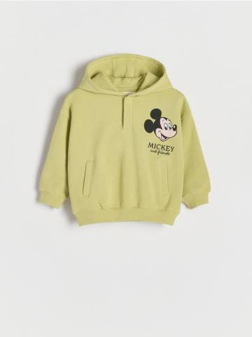 Reserved - Світшот Mickey Mouse - світло-зелений - 414CJ-70X Reserved - Світшот Mickey Mouse - світло-зелений - 414CJ-70X