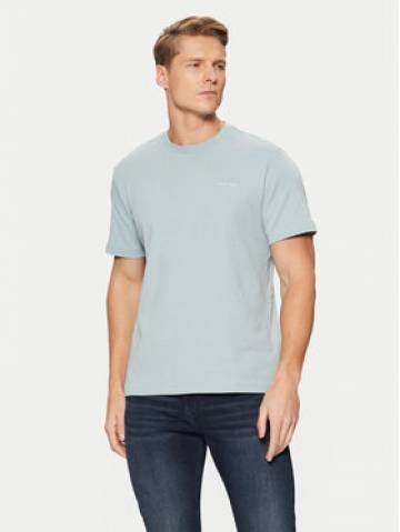 Calvin Klein Футболка Micro Logo Interlock T-Shirt K10K109894 Голубий Regular Fit Calvin Klein Футболка Micro Logo Interlock T-Shirt K10K109894 Голубий Regular Fit