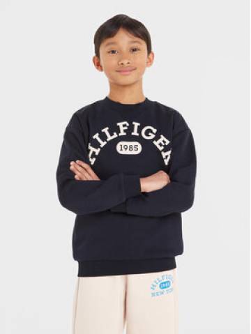 Tommy Hilfiger Світшот KB0KB08497 S Cиній Regular Fit Tommy Hilfiger Світшот KB0KB08497 S Cиній Regular Fit