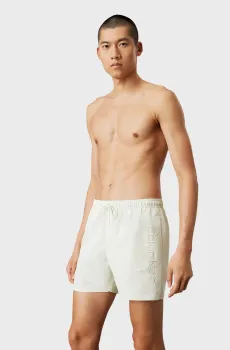Мужские салатовые плавательные шорты MEDIUM DRAWSTRING Салатовый S Calvin Klein KM0KM01166